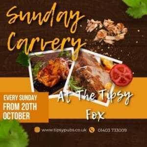 Sunday carvery from 20th October 2024