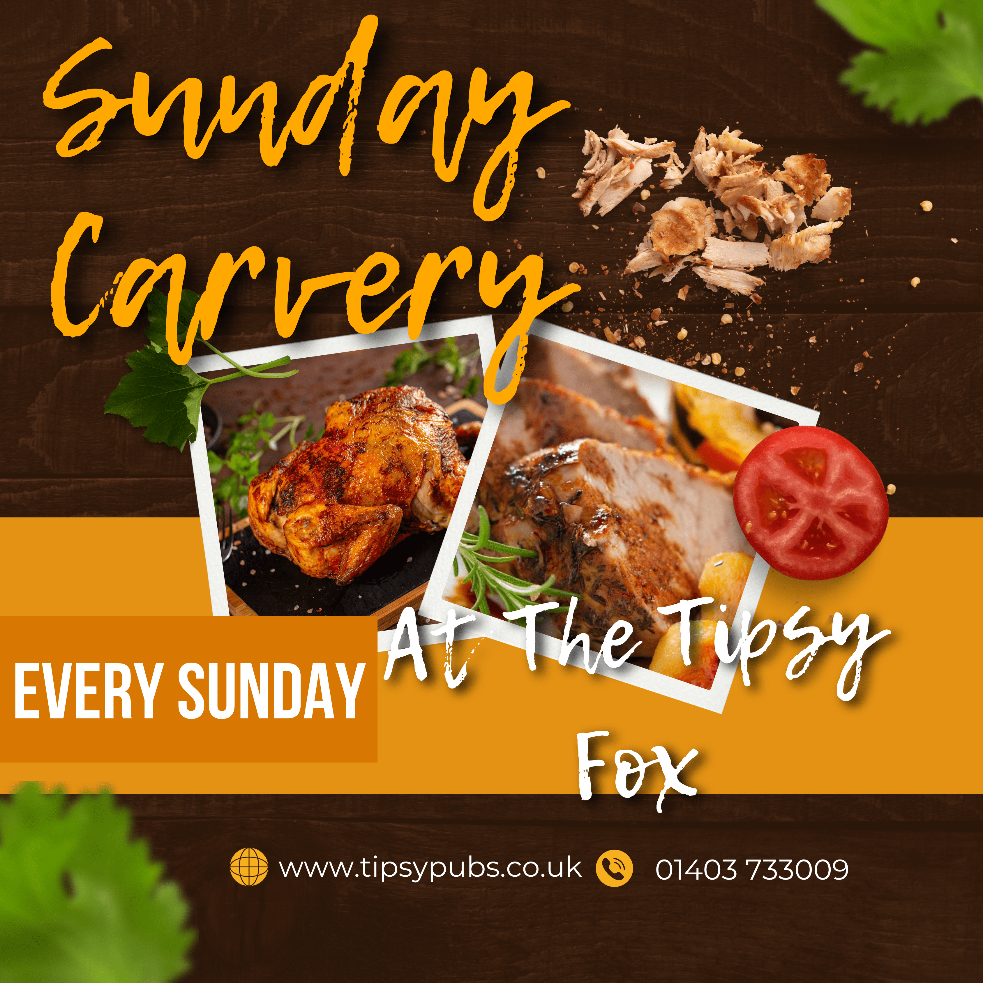 Sunday carvery - every Sunday